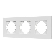 Рамка на 3 поста пластиковая Arlight FRM-PERIO-PL-3-WH 049754