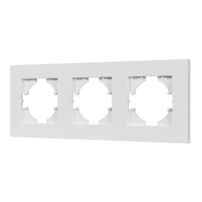 Рамка на 3 поста пластиковая Arlight FRM-PERIO-PL-3-WH 049754