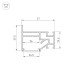 Профиль Arlight STRETCH-25-WALL-SIDE-2000 040061