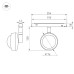 Трековый магнитный светильник Arlight MAG-ORIENT-SUNSET-R76-6W Day4000-MIX (BK, 70 deg, 48V, TUYA) 048331