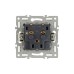 Механизм розетки влагозащищённый Arlight SCT-MCP-PL-WH (250V, 16A) 043745
