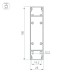 Алюминиевый профиль Arlight SL-Line-25100-Dual-2500 Black 033735