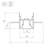 Профиль Arlight FOLED-CEIL-CENTER-2000 023863