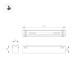 Трековый магнитный светильник Arlight MAG-VIBE-LASER-L197-12W Day4000-MIX (BK, 24 deg, 48V, TUYA Zigbee) 044189