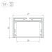 Профиль с экраном Arlight SL-LINE-4932-2500 WHITE+OPAL 036304
