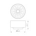 Рефлектор с посадочным кольцом Arlight LGD-REFLECTOR-RING-R85 (BK) 046768