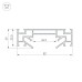 Профиль-держатель Arlight LGD-STRETCH-2TR-2000 040059
