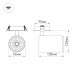 Встраиваемый светильник Arlight LGD-LUMOS-R76-16W Warm3000 023700