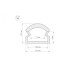 Профиль Arlight WPH-LINE-1210R-2000 OPAL 023303