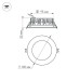 Встраиваемый светодиодный светильник Arlight LTD-105WH-Frost-9W Warm White 021067
