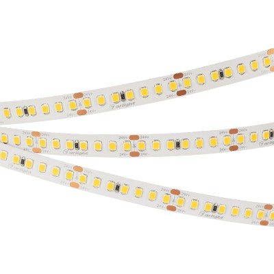 Светодиодная лента Arlight UL-A168-10mm 24V Warm2700 (17 W/m, IP20, 5m) 042327