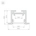 Алюминиевый профиль Arlight SL-Line-3523-F-2500 Black 033738