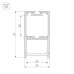 Профиль Arlight SL-LINE-3667-2000 ANOD 019299