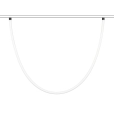 Трековый магнитный светильник Arlight MAG-ORIENT-TUBE-ELASTIC-R25-L2500-35W Day4000 (BK, 360 deg, 48V) 044330