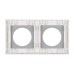 Рамка стеклянная на 2 поста Arlight FRM-GLARE-GC-2-WH 043835