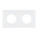 Рамка стеклянная на 2 поста Arlight FRM-GLARE-GC-2-WH 043835