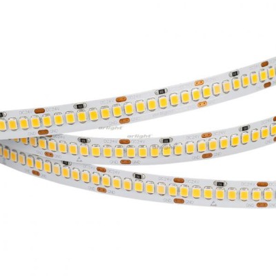 Светодиодная лента Arlight RT 2-5000 24V White5500 10mm (2835, 252 LED/m, LUX) 023555