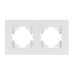 Рамка на 2 поста пластиковая Arlight FRM-PERIO-PL-2-WH 049750