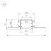 Профиль Arlight FANTOM-BENT-W23-TOP-2000 ANOD 040347