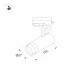 Трековый светодиодный светильник Arlight LGD-Gelios-4TR-R67-20W Day4000 033116