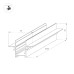 Шинопровод встраиваемый Arlight MAG-TRACK-2538-FDW-2000 046285