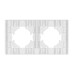 Рамка на 2 поста пластиковая Arlight FRM-PERIO-PL-2-GD 049753