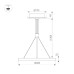 Подвесной светильник Arlight SP-CONGO-CAN-1-R400-24W Warm3000 (GD, 120 deg, 230V) 046209