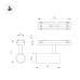 Трековый магнитный светильник Arlight MAG-VIBE-SPOT-R35-8W Day4000-MIX (BK, 24 deg, 48V, TUYA Zigbee) 044168