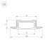 Профиль Arlight SL-SLIM-H7-F25-2000 ANOD 023717