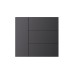 Накладка панели Arlight KNX-23-4G-SUF Dark Grey (Backlightless) 052879