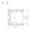 Алюминиевый профиль Arlight SL-ARC-3535-D320-N90 BLACK (260мм, дуга 1 из 4) 032677