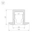 Алюминиевый профиль Arlight ARH-Micro-F-W4-2000 Anod 036400