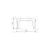 Экран Arlight PLINTUS-H40-2000 Opal 052406
