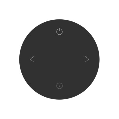 Пульт Arlight SMART-801-22-1G-DIM Black (3V, Magnet, 2.4G) 046475