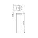 Уличный светильник Arlight LGD-Path-Round120-H450B-12W Warm White 020336