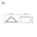 Настенный светильник Arlight LGD-Wall-Delta-1B-12W Warm White 019779