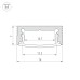 Алюминиевый профиль Arlight SL-SLIM-H7-2000 WHITE 037111