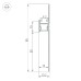 Алюминиевый профиль Arlight ARH-PLINTUS-50-FANTOM-3000 ANOD 052662