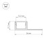 Профиль Arlight ARH-DECORE-S12-LINE-EDGE-2000 ANOD 023894