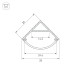 Алюминиевый профиль Arlight SL-KANT-H20-2000 ANOD 049015