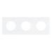 Рамка стеклянная на 3 поста Arlight FRM-GLARE-GC-3-WH 043838