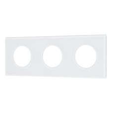 Рамка стеклянная на 3 поста Arlight FRM-GLARE-GC-3-WH 043838