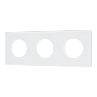 Рамка стеклянная на 3 поста Arlight FRM-GLARE-GC-3-WH 043838