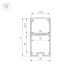 Профиль Arlight LINE-S-3667-2000 ANOD 041581