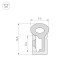 Силиконовый профиль Arlight WPH-FLEX-0817-SIDE-S8-20m WHITE 041088