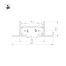Шинопровод Arlight LGD-2TR-TRACK-F-2000-BK-M (C) 038673