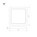 Встраиваемый светильник Arlight CL-Fiokk-S300x300-25W Day4000-Mix 034472