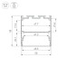 Профиль Arlight LINE-M-5050-3000 BLACK 056349