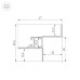Алюминиевый профиль Arlight СEIL-S12-SHADOW-20-SIDE-3000 WHITE 052241