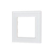 Рамка одноместная Arlight FRM-GLARE-GS-1-WH 043786